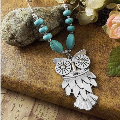 New Design Alloy Owl Necklace & Pendant