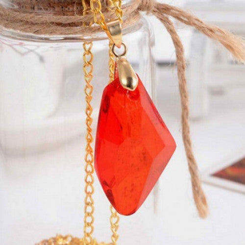 Philosopher's Red Magic Stone Pendents Necklace