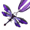 Dragonfly Crystal Pendant Necklace