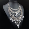 Rhinestone Chain Choker Collar Necklace