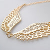 Angel Wings Gold Color Choker Necklace