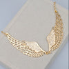 Angel Wings Gold Color Choker Necklace