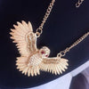 Steampunk Vintage Jewelry Gold Necklace