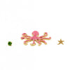 Ocean Gem Octopus Starfish Earring Set